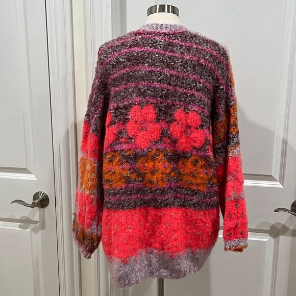 Free People Gather Me Close Cardi Size Large - Picture 7 of 16